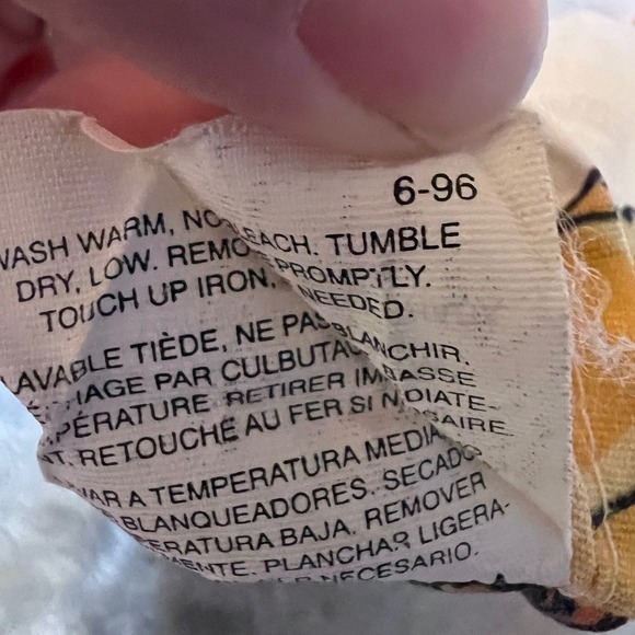 Vintage Disney Winnie The Pooh & Tigger Pillowcase Standard Size Lg 1996 Bedding - Picture 6 of 8